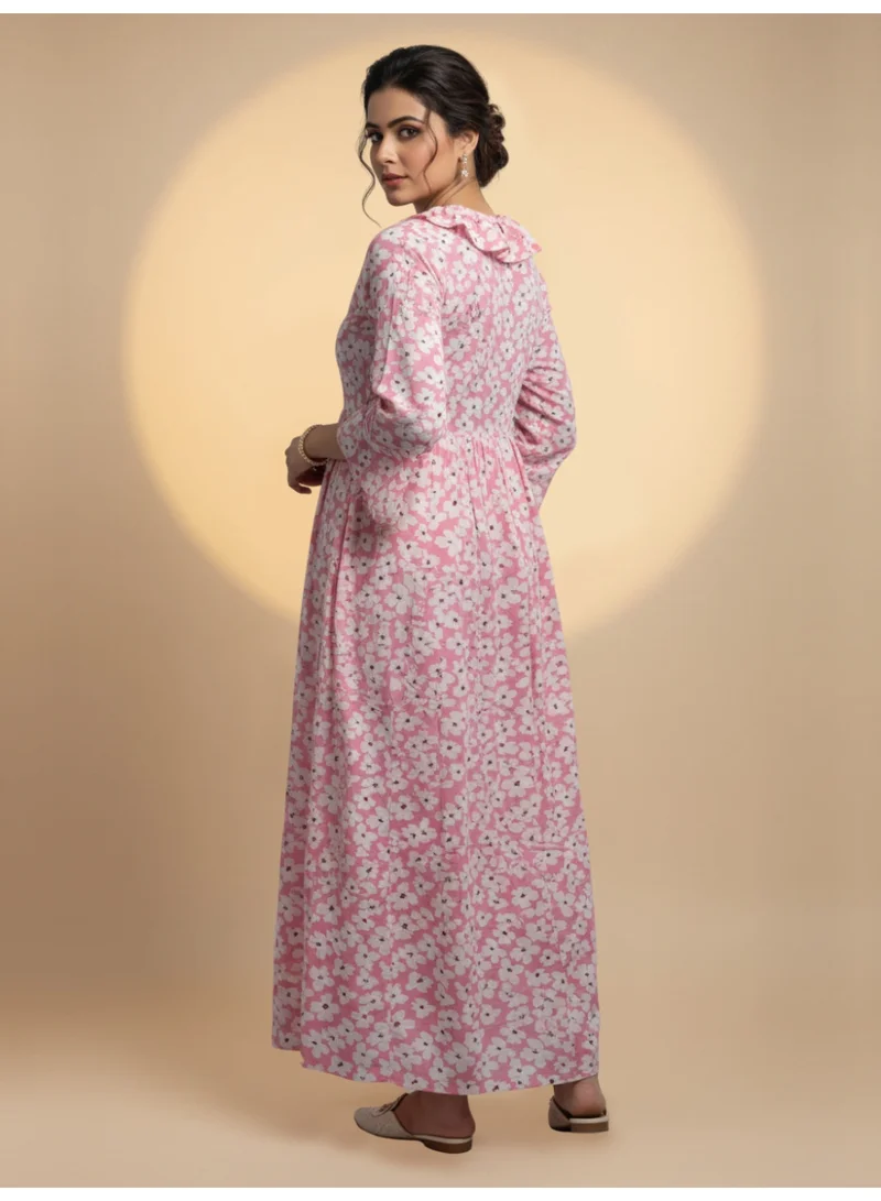Alaya Women Printed  Cotton Jalabiya-AL4008